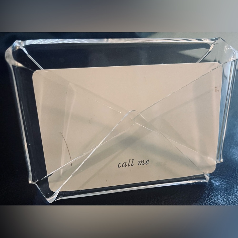 Acrylic Business Card Holder